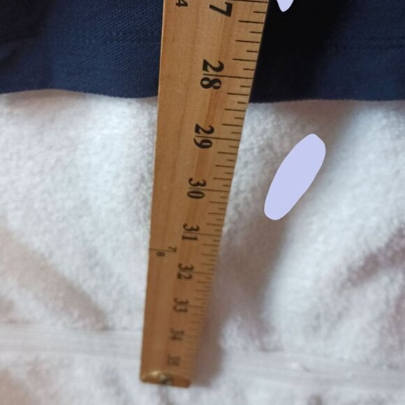 Håndværk Classic Pique Polo Shirt Mens Short Sleeve Navy Blue Size Medium - Picture 10 of 13